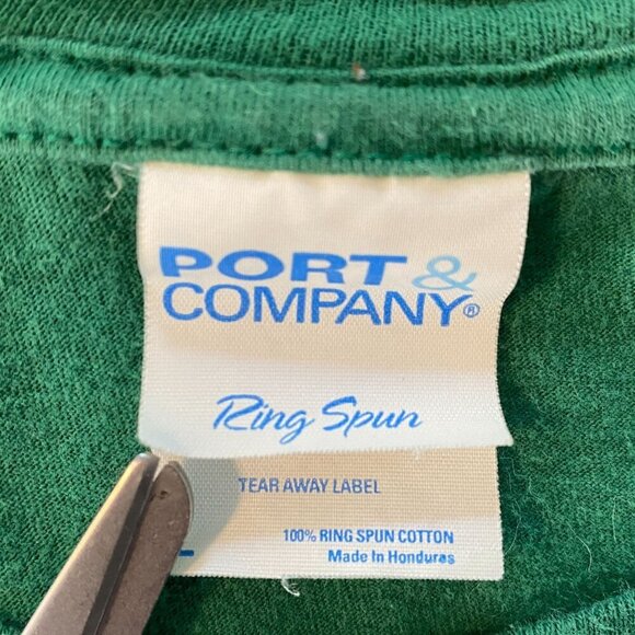 Vintage We Own The Night Graphic T Shirt Adult Size L Green Crewneck Cotton - Picture 4 of 5